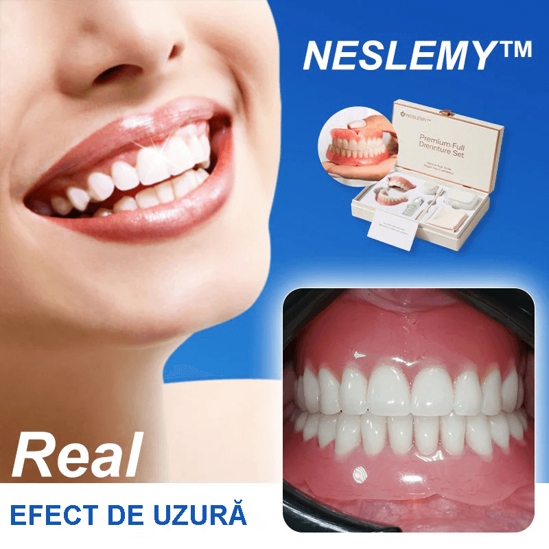 (Frumusețe accesibilă🧏♀️🧏♂️)--NESLEMY™ --Set de proteză complet personalizat avansat🦷